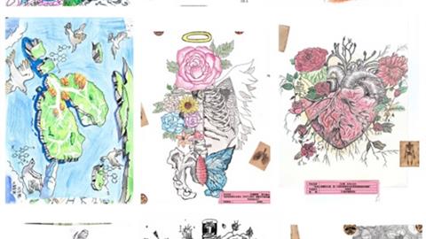 妙笔绘解剖 创意启新思——丰润综合职教中心成功举办解剖创意图画大赛